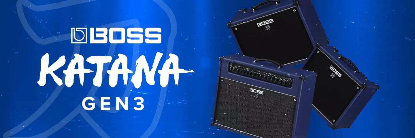 The BOSS Katana Arrives in Limited Edition Blue
